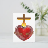 Sacred Heart Briefkaart (Staand voorkant)
