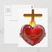 Sacred Heart Briefkaart (Voorkant / Achterkant)