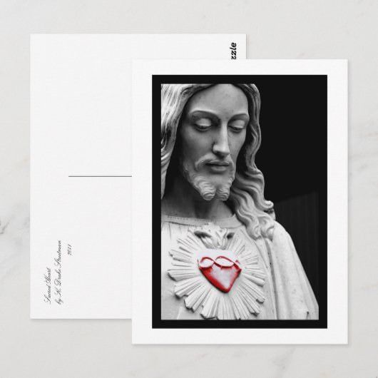 Sacred Heart Briefkaart (Voorkant / Achterkant)