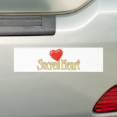 Sacred Heart Bumpersticker (Op auto)