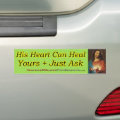 Sacred Heart c2 Bumpersticker (Op auto)