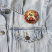 Sacred Heart Chewie Button (In situ)