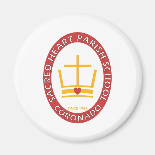 Sacred Heart Coronado Logo Magneet (Voorkant)