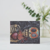 Sacred Heart Day of the Dead Briefkaart (Staand voorkant)
