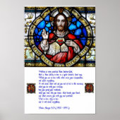 Sacred Heart en Arrupe Prayer Poster (Voorkant)