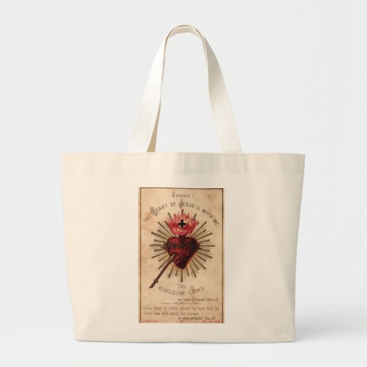 Sacred Heart Grote Tote Bag (Voorkant)