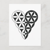 Sacred Heart - hart van het leven, Dual-Wh/ml. Briefkaart (Voorkant)