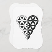 Sacred Heart - hart van het leven, Dual-Wh/ml. Kaart (Voorkant / Achterkant)