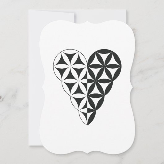 Sacred Heart - hart van het leven, Dual-Wh/ml. Kaart (Voorkant)