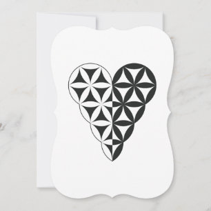 Sacred Heart - hart van het leven, Dual-Wh/ml. Kaart