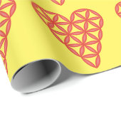 Sacred Heart - Heart of life, 3D/Red. Cadeaupapier (Rol Hoek)