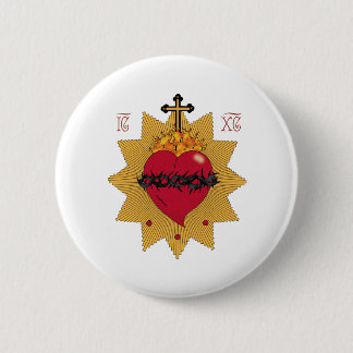 Sacred Heart I Ronde Button 5,7 Cm