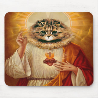 Sacred Heart Kat Mousepad Muismat