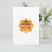 Sacred Heart, katholiek Bedankkaart (Staand voorkant)