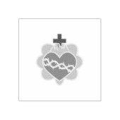 Sacred Heart, katholiek Rubberstempel (Afrduk)