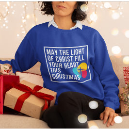 Sacred Heart of Christmas: Spirituality Sweatshirt