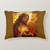 Sacred Heart of Jesus  Accent Kussen (Voorkant)