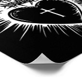 Sacred Heart Of Jesus Men Women Jesus Christ Chris Poster (Hoek)