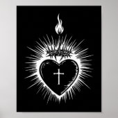 Sacred Heart Of Jesus Men Women Jesus Christ Chris Poster (Voorkant)