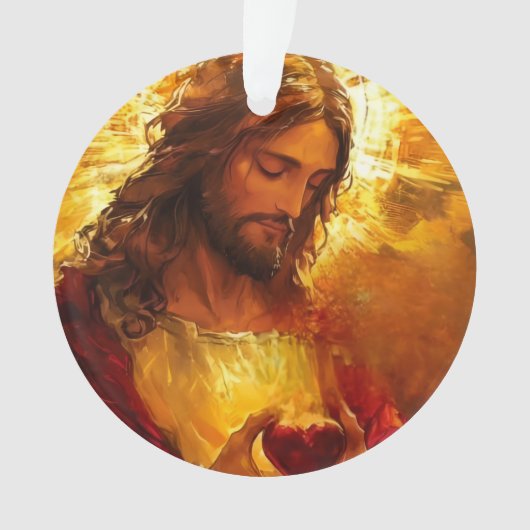 Sacred Heart of Jesus Ornament (voorkant)