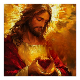 Sacred Heart of Jesus  Perfect Poster