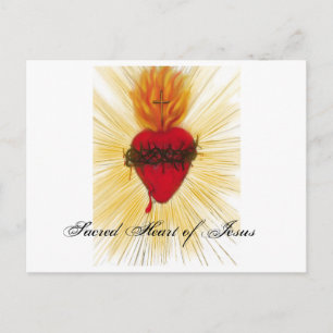 Sacred Heart of Jesus-post card Briefkaart