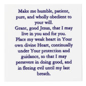 Sacred Heart of Jesus Prayer Cube Kubus (Rechts)