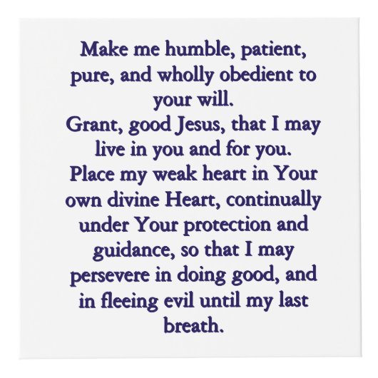 Sacred Heart of Jesus Prayer Cube Kubus (Rechts)