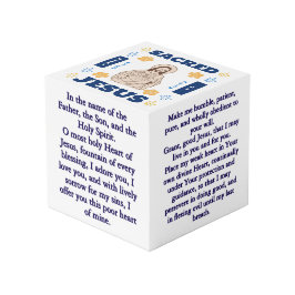 Sacred Heart of Jesus Prayer Cube Kubus