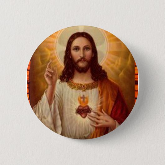 SACRED HEART OF JESUS  PRODUCTS RONDE BUTTON 5,7 CM (Voorkant)