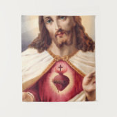Sacred Heart Of Jesus Wandkleed (Voorkant)