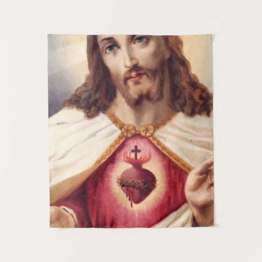Sacred Heart Of Jesus Wandkleed (Voorkant)