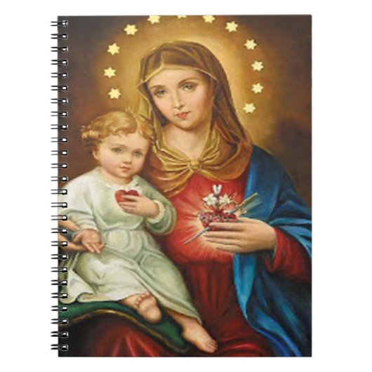 SACRED HEART OF MARY 12  PRODUCTS NOTITIEBOEK (Voorkant)