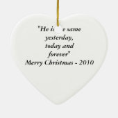 Sacred Heart Ornament (Achterkant)