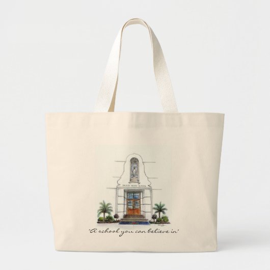 Sacred Heart Parish School Coronado Canvas tas (Voorkant)