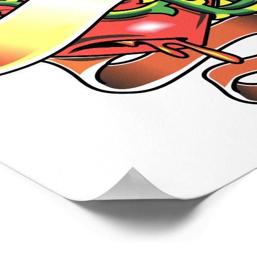 Sacred Heart Poster (Hoek)