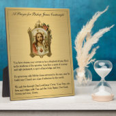 Sacred Heart Prayer voor katholieke bisschop Vinta Fotoplaat (Zijkant)