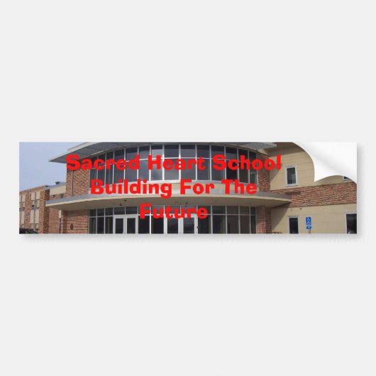 SACRED HEART SCHOOL BUMPERSTICKER (Voorkant)