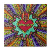 Sacred Heart Tile Tegeltje (Voorkant)