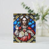 SACRED HEART VAN JESUS BRIEFKAART (Staand voorkant)