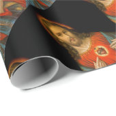 Sacred Heart van Jesus c1899 Duitsland Cadeaupapier (Rol Hoek)