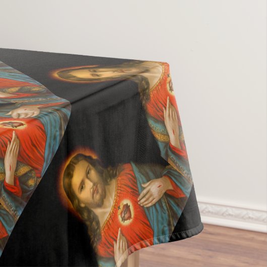 Sacred Heart van Jesus c1899 Duitsland Tafelkleed (Voorbeeld)