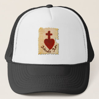 Sacred Heart Vendée Dieu, le Roi katholiek Trucker Pet