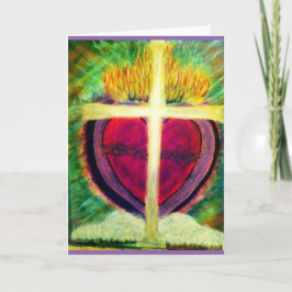 Sacred Heart wenskaart Kaart
