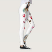 Sacred Hearts of Jesus and Mary - Watercolor Chris Leggings (Rechts)
