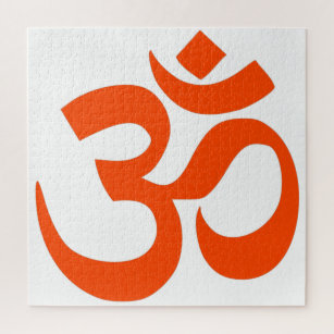 Sacred Hindu Om Symbol Legpuzzel