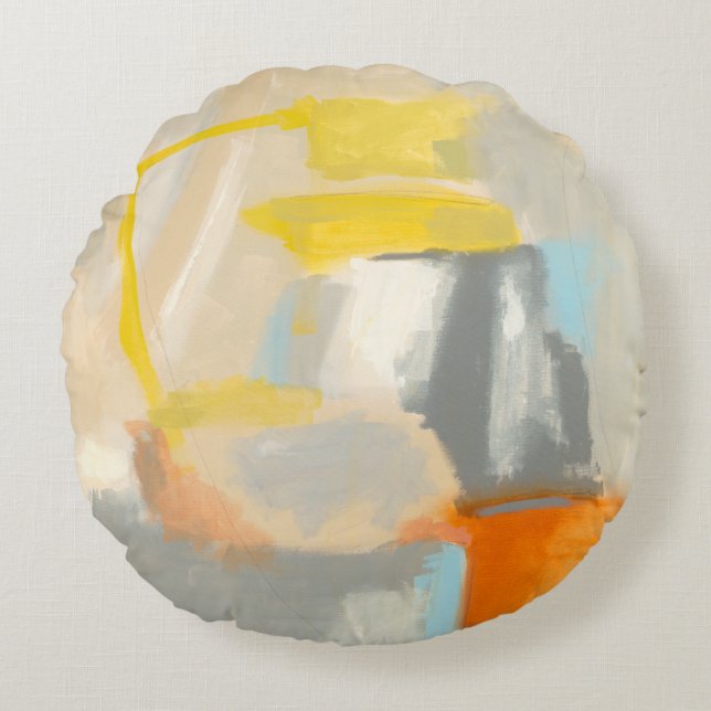 Sacred I Rond Kussen (Voorkant)