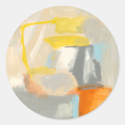 Sacred I Ronde Sticker (Voorkant)