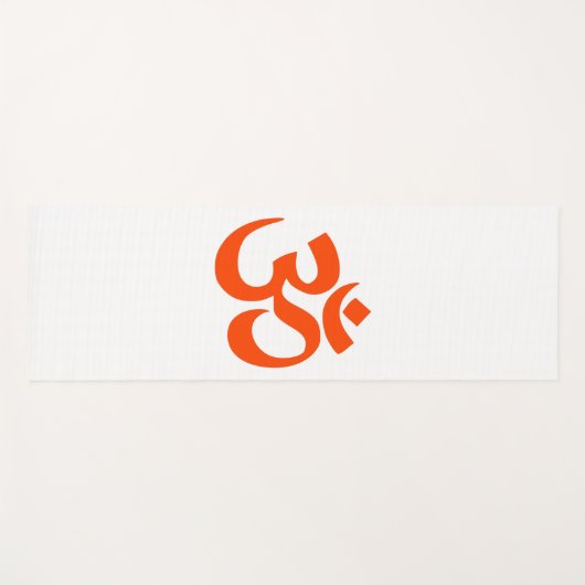Sacred Indian Om Symbol Yogamat (Voorkant (horizontaal))