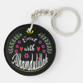 Sacred Keeps: Islamitische geïnspireerde Sleutelha Sleutelhanger (Achterkant)